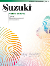 Suzuki Cello School: Piano Accomp. Volume 7 Revised Edition